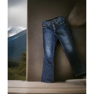 Silver Jeans Co Suki Slim Boot Jeans Women 27/L31 (Fit 30x31) Button Fly Stretch
